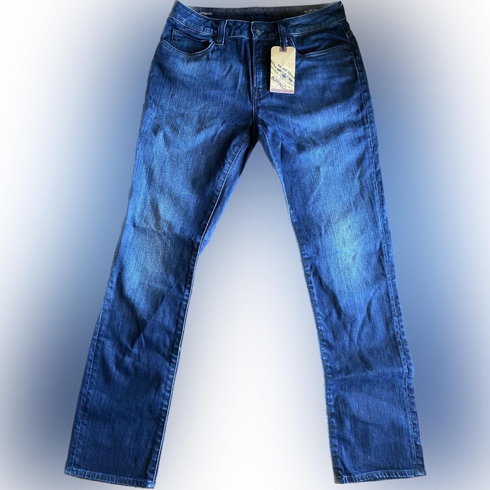 Buffalo David Britton Slim / Ash Whiskered and Sanded Jeans - Men’s W32 x L32